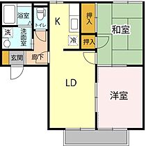 あかしや　Ｂ 203 ｜ 鳥取県米子市新開6丁目15番24号（賃貸アパート2LDK・2階・49.08㎡） その2