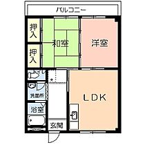 コーポ・幸 201 ｜ 鳥取県米子市車尾5丁目12-64（賃貸アパート2LDK・2階・53.30㎡） その2