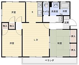 フォレストコート 102 ｜ 鳥取県米子市上後藤2丁目4-6（賃貸マンション3LDK・1階・77.52㎡） その2