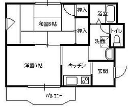 メゾン東町 506 ｜ 鳥取県米子市東町11番地（賃貸マンション2K・5階・38.00㎡） その2