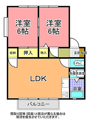 サンビレッジ笠原Ｂ_間取り_0