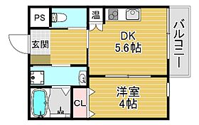 EIJU TSUKAMOTO 302 ｜ 大阪府大阪市西淀川区花川2丁目11-8（賃貸アパート1DK・3階・27.47㎡） その2