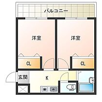 トーシンレジデンス此花  ｜ 大阪府大阪市此花区伝法6丁目（賃貸マンション2K・1階・27.07㎡） その2