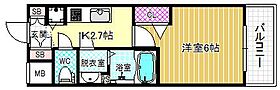 ポルトボヌール梅田WEST  ｜ 大阪府大阪市北区大淀南3丁目（賃貸マンション1K・2階・21.21㎡） その2