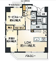 リリィベル梅田西  ｜ 大阪府大阪市福島区福島6丁目（賃貸マンション2LDK・7階・53.73㎡） その2