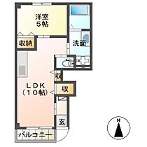 サンフィット大塚 101 ｜ 宮崎県宮崎市大塚町（賃貸アパート1LDK・1階・38.73㎡） その2