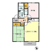 プログレス・アイ　A 101 ｜ 宮崎県宮崎市清武町岡1丁目（賃貸アパート2LDK・1階・53.61㎡） その2