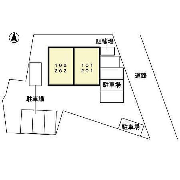 コンフォーレりんどうヶ丘 202｜宮崎県宮崎市大坪町(賃貸アパート2DK・2階・45.29㎡)の写真 その5