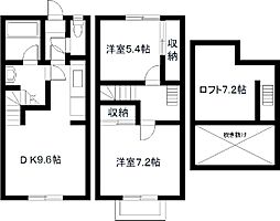 Y.Mエレガンス 2LDKの間取図画像