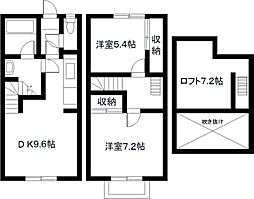 Y.Mエレガンス 2LDKの間取図画像