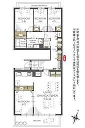 間取図画像 4LDK