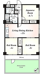 間取図画像 3LDK