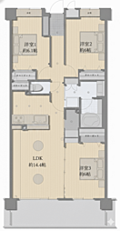 間取図画像 3LDK