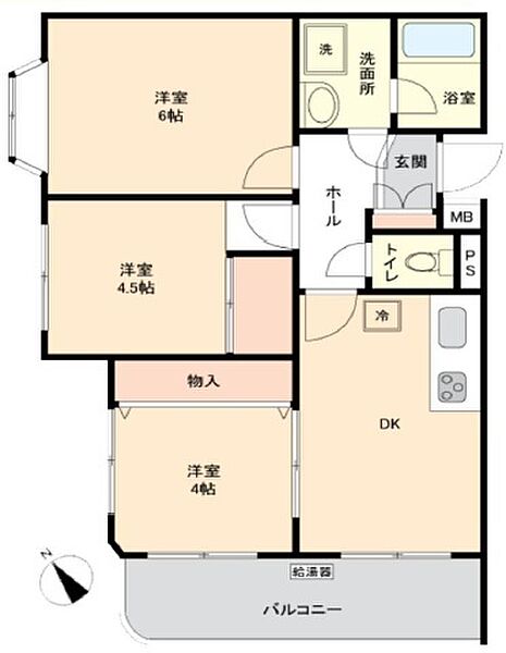 間取りを拡大表示