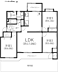 間取り：専用庭がある開放的な3LDK！広々17帖LDKに全室収納・トランクルーム完備