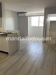 ソラティオII 206 2階ワンルームのリビング/ダイニング