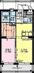 (仮称)都城天神町YマンションII 1LDKの間取図画像