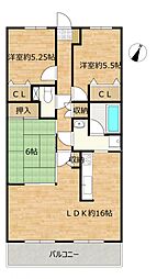 間取図画像 3LDK