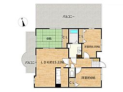 間取図画像 3LDK
