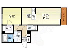 奈良県奈良市西大寺赤田町１丁目（賃貸マンション1LDK・1階・45.68㎡） その2