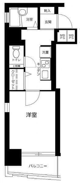 東京都千代田区岩本町1丁目(賃貸マンション1K・5階・23.03㎡)の写真 その2