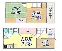 氷室町2丁目貸家  ｜ 兵庫県神戸市兵庫区氷室町2丁目（賃貸一戸建3LDK・1階・54.34㎡） その2