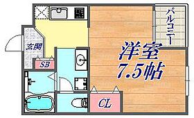 アクエルド諏訪山  ｜ 兵庫県神戸市中央区中山手通4丁目（賃貸マンション1K・2階・23.24㎡） その2