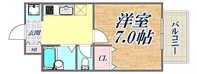 クレールモエ  ｜ 兵庫県神戸市長田区長田天神町3丁目（賃貸アパート1K・1階・23.19㎡） その2