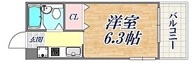 ル・パレ本山中  ｜ 兵庫県神戸市東灘区本山中町2丁目5-9（賃貸マンション1K・2階・16.00㎡） その2