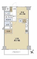 ユニーブル三軒茶屋 1LDKの間取図画像