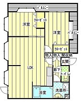 東京都世田谷区東玉川1丁目（賃貸マンション2LDK・2階・56.19㎡） その2