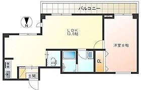 東京都品川区大井5丁目（賃貸マンション1LDK・3階・43.21㎡） その2