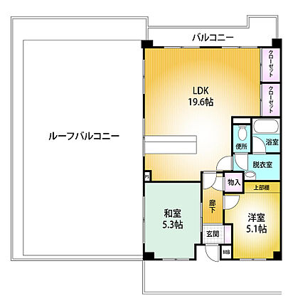 広々とした19...