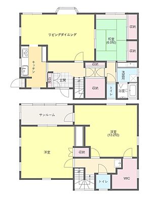 間取り 中央台鹿島三丁目