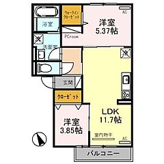 物件の間取り