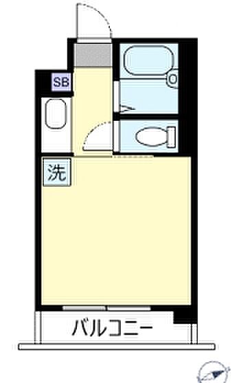 エルウィング立川二番館 ｜東京都立川市錦町1丁目(賃貸マンション1K・2階・18.00㎡)の写真 その3