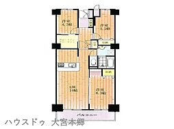 間取図画像 3LDK