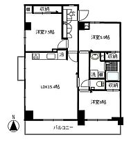 東京都新宿区大京町（賃貸マンション3LDK・2階・71.46㎡） その2