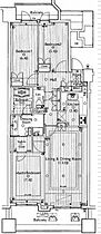 東京都世田谷区用賀3丁目（賃貸マンション3LDK・12階・82.00㎡） その2