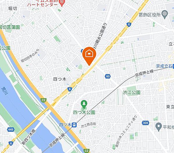 東京都葛飾区四つ木4丁目(賃貸マンション1LDK・4階・29.96㎡)の写真 その17