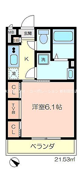 リブリ・MKB ｜神奈川県横浜市金沢区寺前１丁目(賃貸アパート1K・1階・21.53㎡)の写真 その2