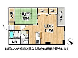 間取図画像 1LDK