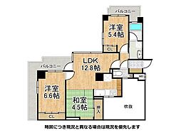 ネオ・ディ宝塚 3LDKの間取図画像