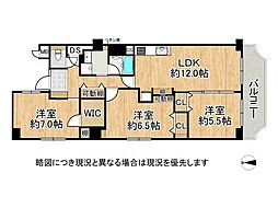 阪急新仁川マンション 3LDKの間取図画像