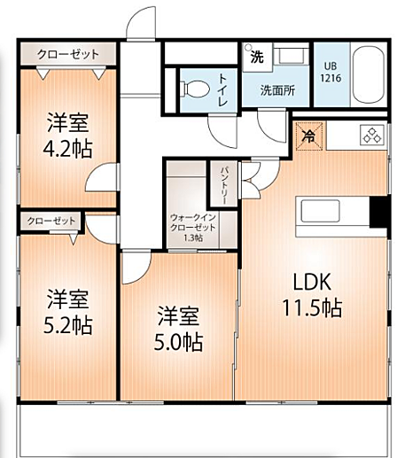 収納豊富なWICですっきりとした住空間。リフォームでリフレッシュした住まい