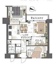 ライオンズマンション板橋大原 3LDKの間取図画像