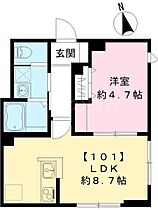 東京都世田谷区上北沢5丁目（賃貸アパート1LDK・1階・31.67㎡） その2