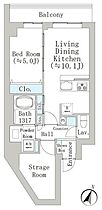 東京都目黒区上目黒3丁目（賃貸マンション1LDK・地下1階・46.33㎡） その2