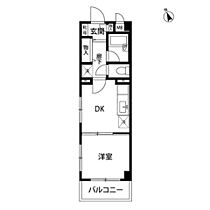 東京都大田区上池台5丁目35-12（賃貸マンション1DK・5階・26.39㎡） その2