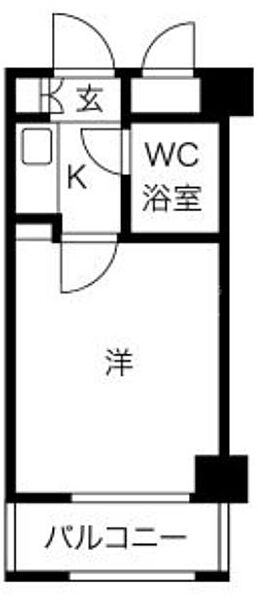 東京都大田区石川町2丁目(賃貸マンション1K・3階・16.80㎡)の写真 その2